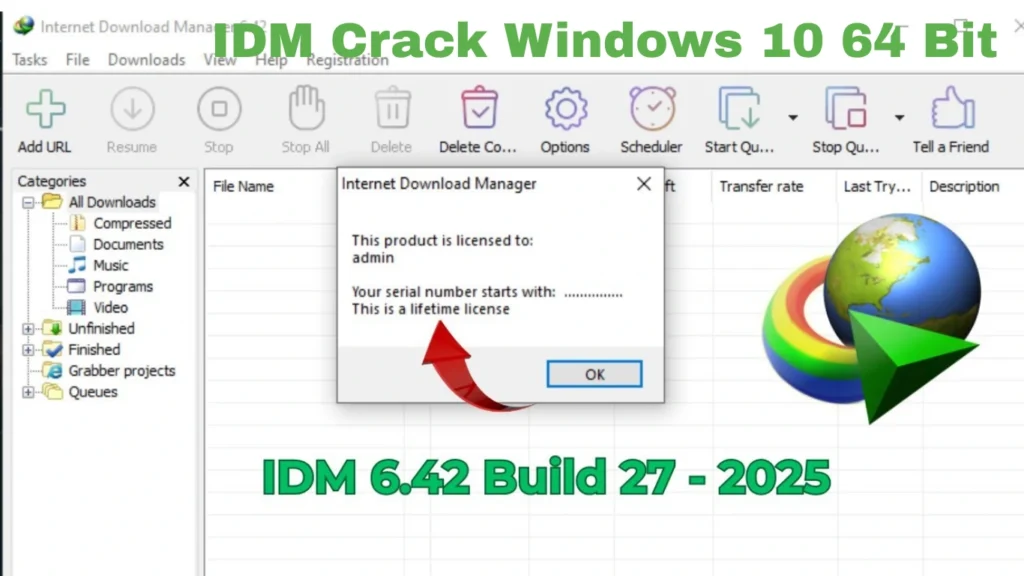 IDM Crack Windows 10 64 Bit